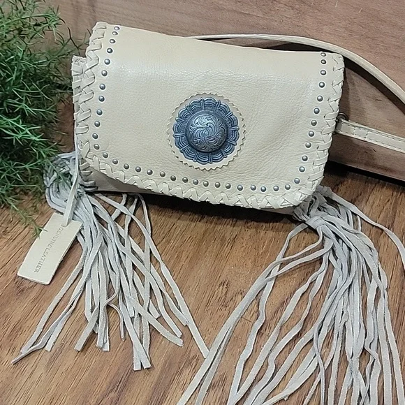 Idyllwind Fringed Leather Crossbody Bag - Picture 1 of 14